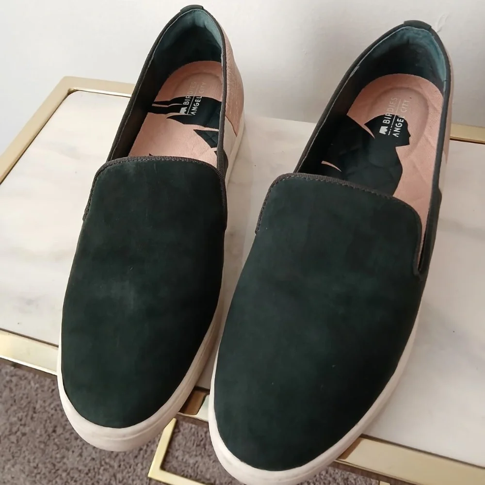 Birdies x Angel City The Game Changer Color Block Slip On Suede Sneakers Size 10
